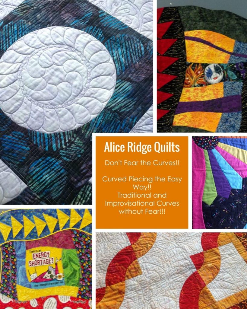 August 21st, 2026 - Curved Piecing Half Day Workshop with Alice Ridge